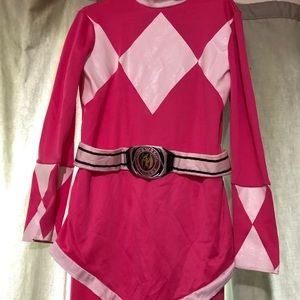 Pink power ranger costume